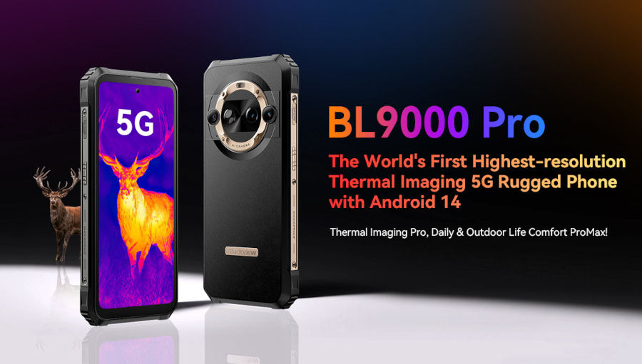 Blackview's BL9000 Pro: A Rugged Smartphone with 5G, Thermal Imaging, and Optical Image Stabilization